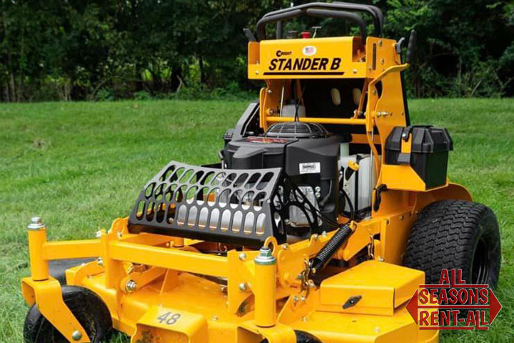 Lawn mower equipment rental near me sale