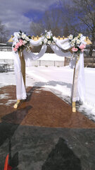 Wooden Wedding Arch 