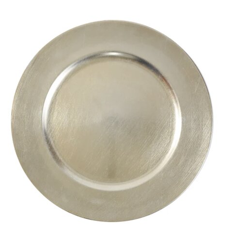 13” CHAMPAGNE ACRYLIC CHARGER PLATE