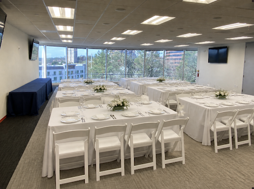 48 Person No Tent Birthday Package - Rectangle Tables
