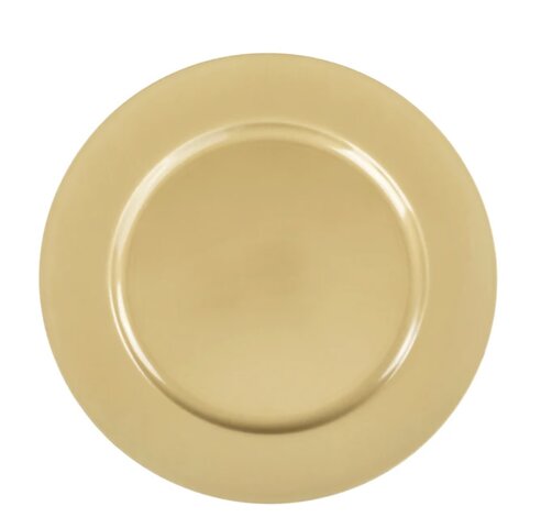 13” GOLD ACRYLIC CHARGER PLATE