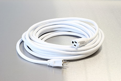 White 100ft. Extension Cord