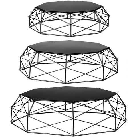 3-Piece Geometric Cake Stand (Stands Can Be Rented Separately)