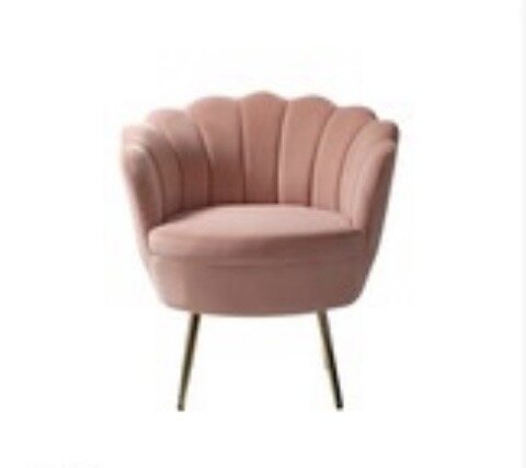 Blush Velvet Chair