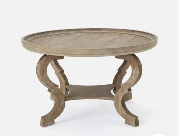 Natural Wood Coffee Table