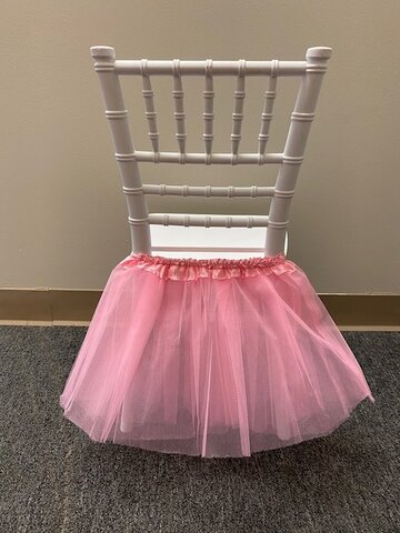 Pink Tutu For Kids Chairs