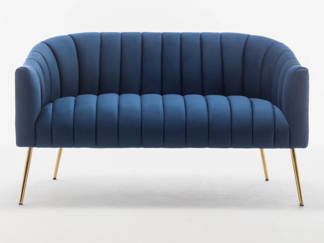 Navy Settee