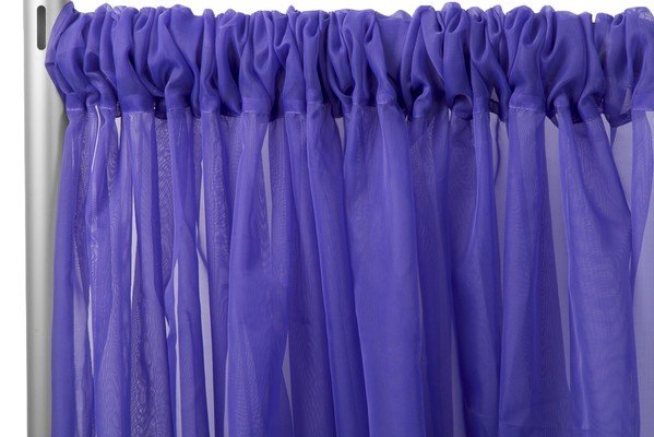 10ft. Purple Drape (Sheer)