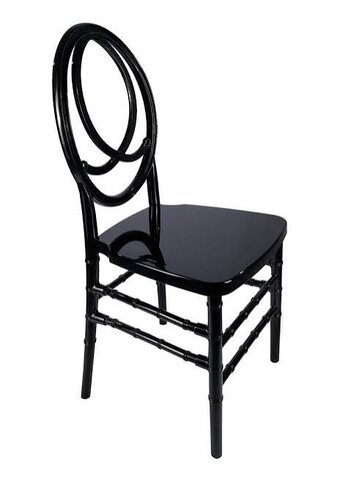 Black Infinity Resin Chairs