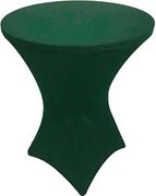Hunter Green 30" Round Tablecloth (Spandex)