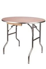 36" Round Table (Wood) (Cake/Gift Table)