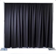 Black Polyester Pipe and Drape Section
