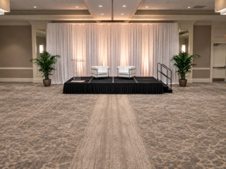 Corporate Stage with White Seating Package