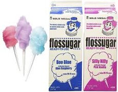 Cotton Candy Flossugar And Cones (Serving for 60