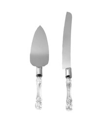 Silver Cake Serving Set (2 Piece)