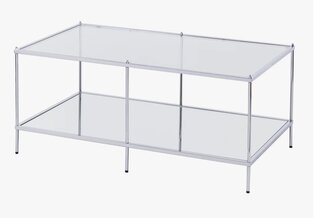 Silver Rectangle Coffee Table