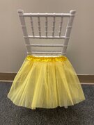 Yellow Tutu For Kids Chairs