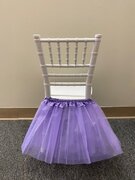 Purple Tutu For Kids Chairs