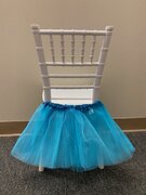 Turquoise Tutu For Kids Chairs