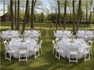 48 Person No Tent Birthday Package (Round Tables)