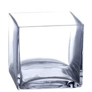 3" Glass Square Vase