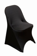 Black Spandex Chair Cover (Folding Chairs)