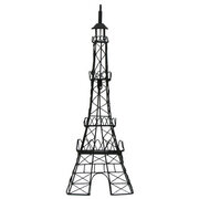 24" Black Eiffel Tower Decor