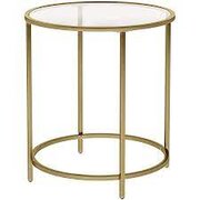 Gold End Table (Round)