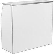 4ft. Foldable Portable Bar (White)