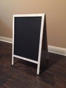 White Distressed Easel