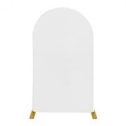 6ft White Spandex Arch Cover
