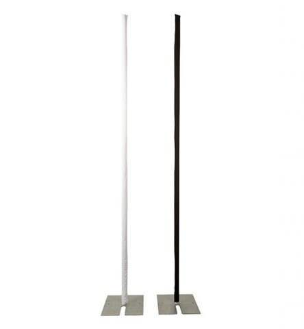 White Pole Covers