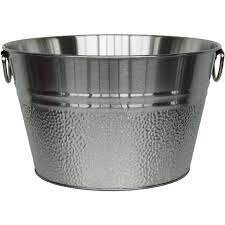 Stainless Steel Round Drink Tub