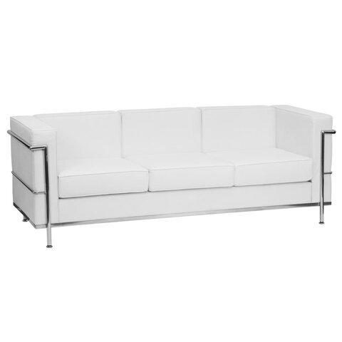 White Loveseat Sofa