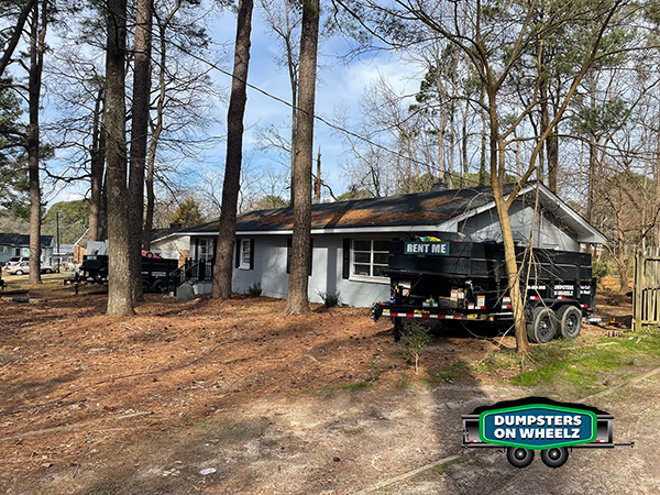 Roofing Construction Dumpster Matthews NC Counts On to Haul Bulky Waste