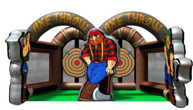 Ax throwing inflatable