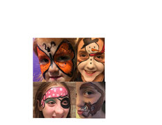 Face Painting - TWO ARTISTS - Hourly