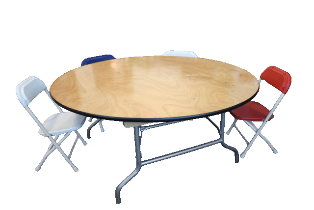 Kids Table and chair package - With 10 Blue Kid Chairs