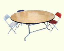 Kids Table and chair package - With 10 Blue Kid Chairs