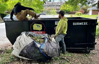 Wait Time while Dumpster is filled - No room for your dumpster?  In a hurry? We will wait while your guys fill it.    