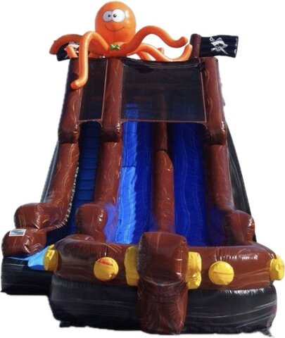 18ft Pirate Dual Water Slide