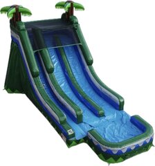 18ft Tropical Dual Water Slide