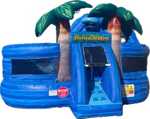 Tropical Kid Zone w/ Water Slide