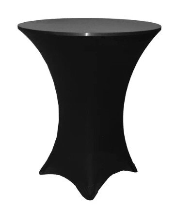 Spandex Table Cover - Black