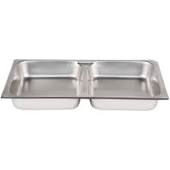 Chafing Dish Dripless Pan Divided Qt, 2 1/2