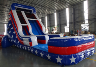 All American (15') Water Slide with Pool (Wet - 5 hr)