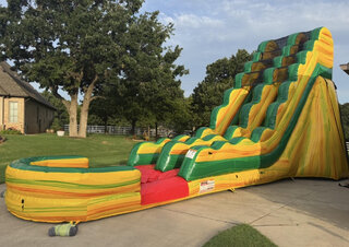 Packer Party (19') Water Slide with Pool (Wet - 5 hr)