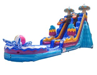 Pool Party (19') Water Slide with Pool (Wet - 5 hr)
