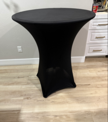 Black spandex cocktail Linen