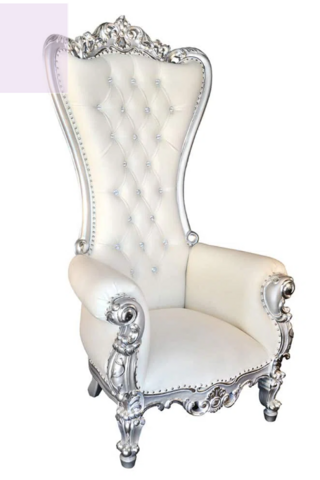 Throne Chair - Silver